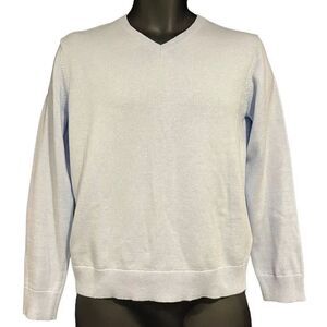 GAP Factory Light Blue Uniform V-Neck Sweater Boy’s XXL(14-16)